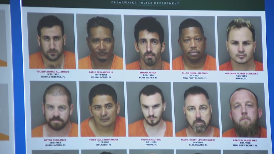 Pinellas County law enforcement leaders say nearly 40 people were arrested during a two-day unlicensed contractor operation. 