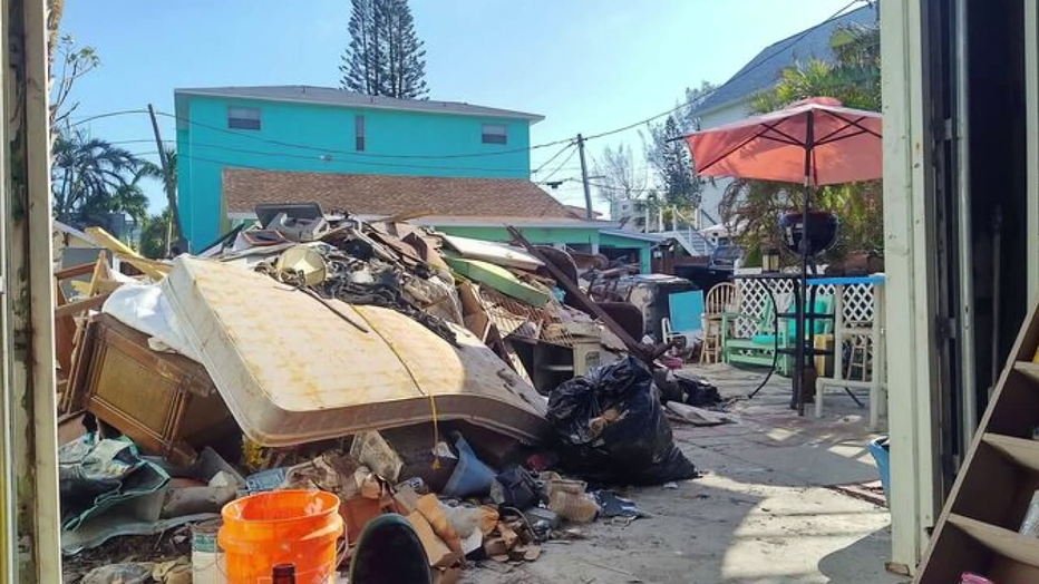 Angie Corson, a 53-year resident of Sunset Beach, says her home suffered serious damage caused by recent hurricanes.