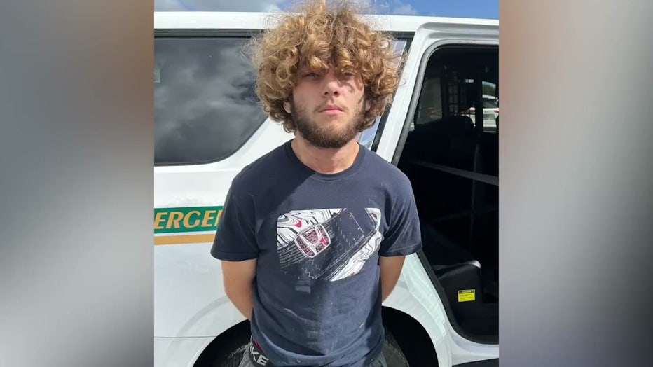 Kieran McKinney is facing animal cruelty charges. Image is courtesy of the Brevard County Sheriff's Office.