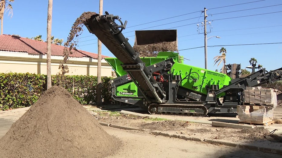 Sand debris machines have been deployed to clean up the Tampa Bay area beaches since Hurricanes Milton and Helene.