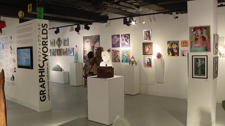 A view inside the Imagine Museum.
