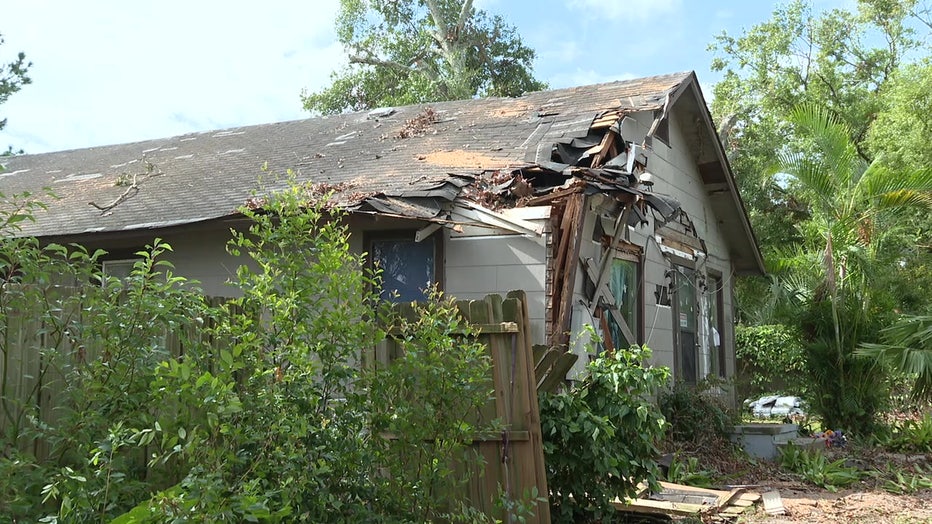 FEMA only gave Taylor $1,750, which wasn't enough to fix the damage done to his home.
