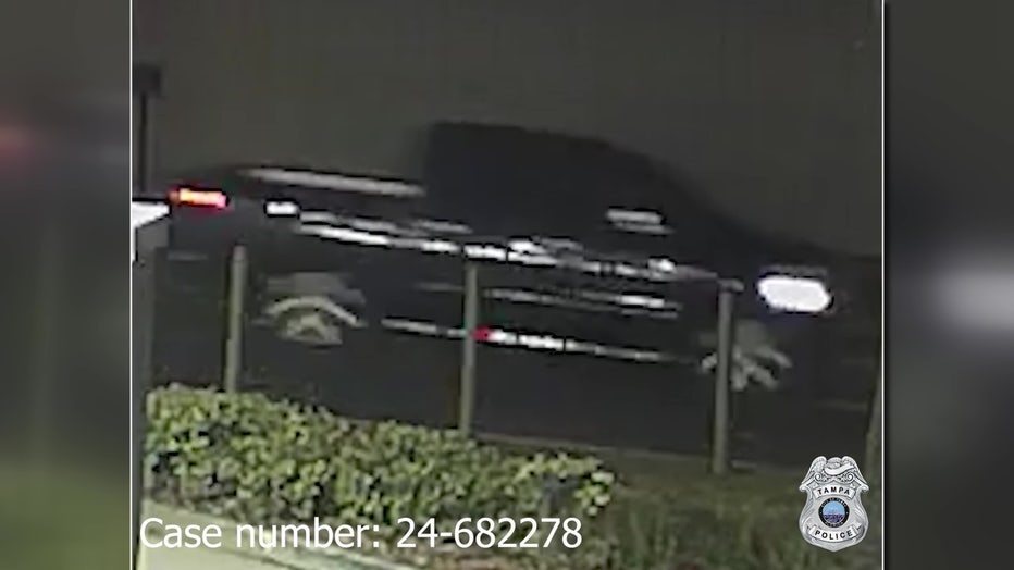 Tampa police released an image of the truck they say was involved in a deadly hit-and-run crash. Image is courtesy of TPD. 