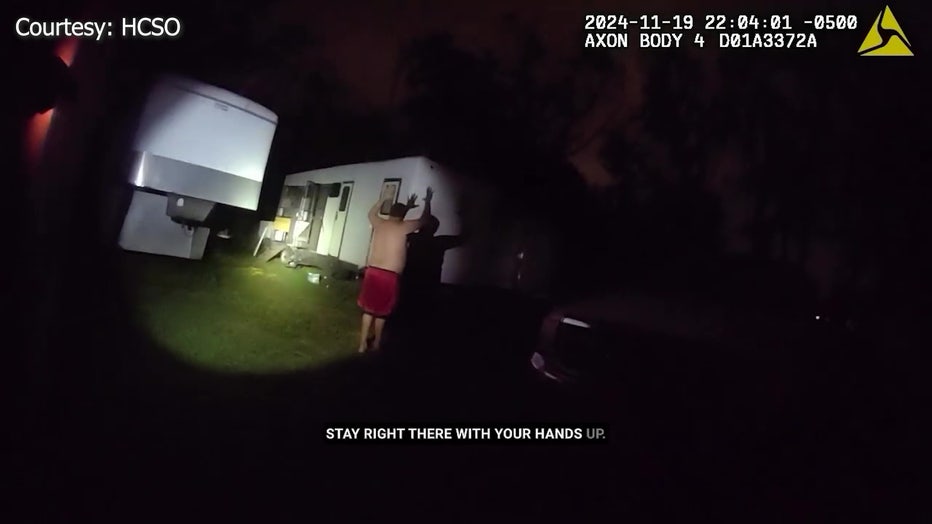 HCSO deputies say Cody Gudenkauf pointed a laser light at a sheriff's office helicopter. 