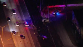 Rollover crash causes slowdowns on I-275 southbound in Tampa