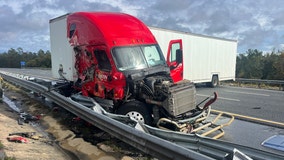 I-75 in Hernando County reopens following semi-truck crash