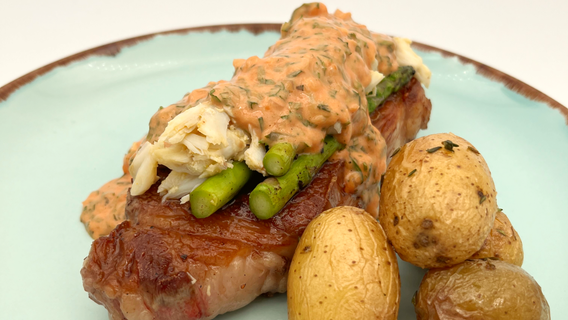 Dinner DeeAs recipe: Steak Oscar