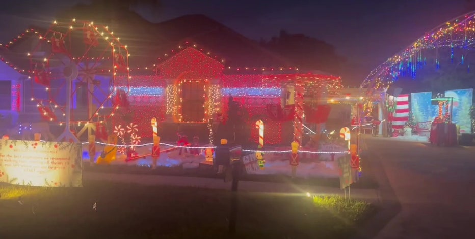 Land O' Lakes family puts on yearly animatronic Christmas display