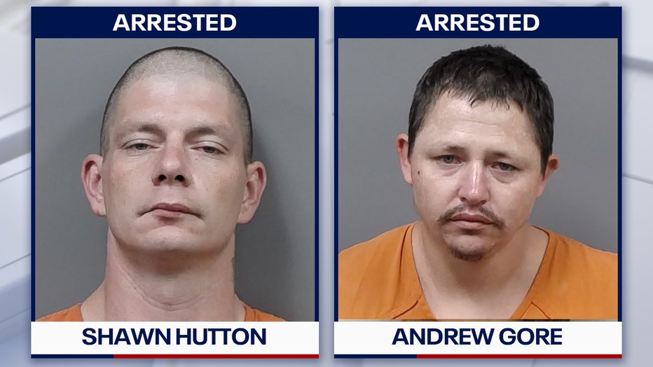 Mugshots of Shawn Hutton and Andrew Gore. Courtesy: Citrus County Jail.