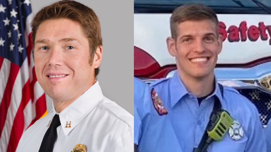 Captain Joseph Hans and firefighter paramedic Ryan Craig. Images are courtesy of the Safety Harbor Fire Department.