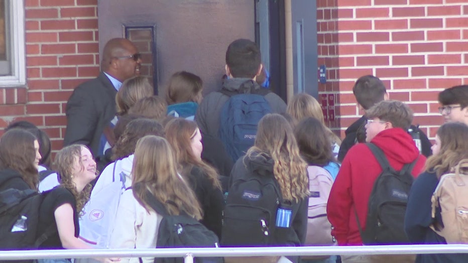 Students in middle-grades return to Madeira Beach school, which was damaged during Hurricane Helene.