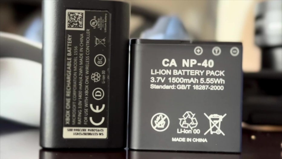 Lithium-ion batteries.