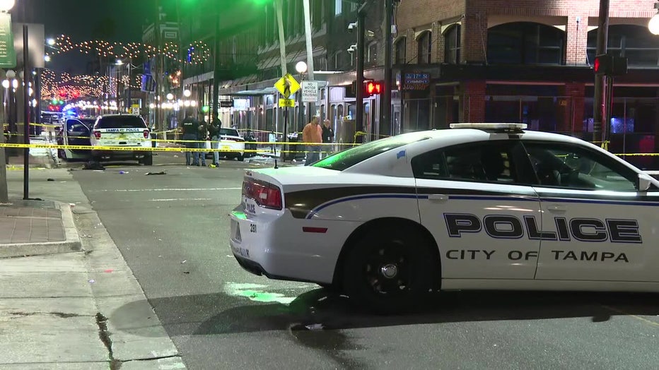 Police in Ybor City.