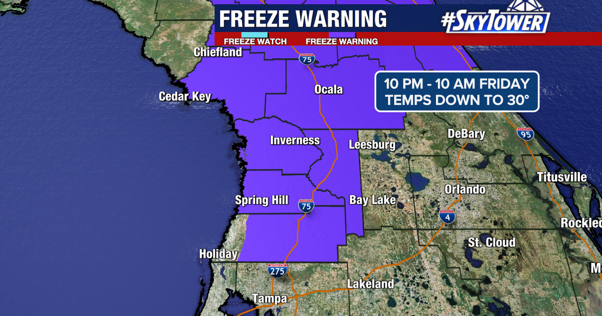 Part of Bay Area under freeze warning Friday morning. Here's how low ...