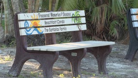 Treasure Island neighbors working to reunite memorial benches with sponsors after Hurricane Helene