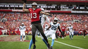 Buccaneers beat Saints 27-19 to clinch NFC South and wide receiver Mike Evans surpasses 1,000 yards