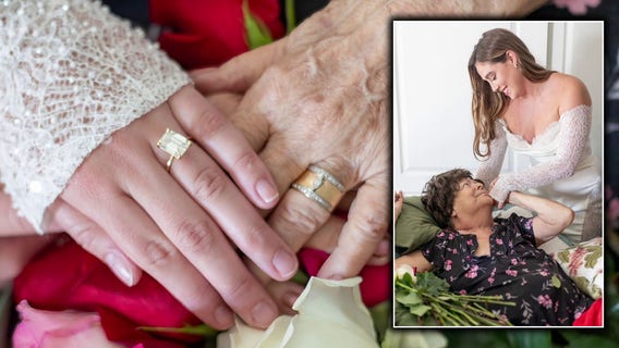 Brooksville bride brings wedding ceremony to dying grandmother, garners 1M views on TikTok