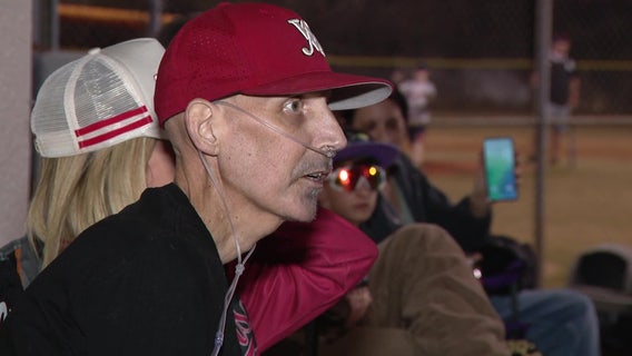 Father keeping a promise to son to 'never miss a baseball game' despite entering hospice