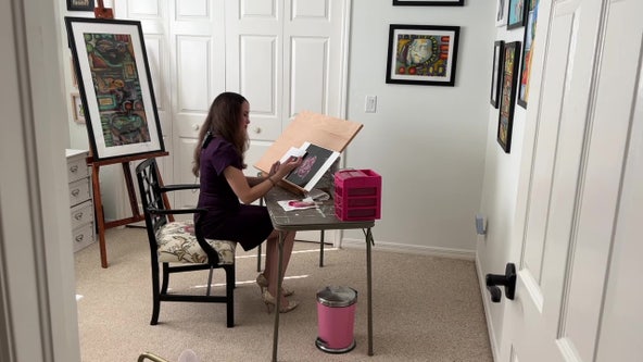 Clearwater artist painting life one ultrasound at a time