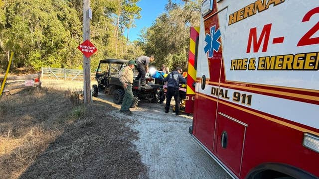 ATV crash at Brooksville off-road area sends one person to the hospital: HCFR