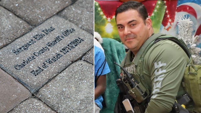 Florida deputy shot, killed during traffic stop honored with memorial brick month after death