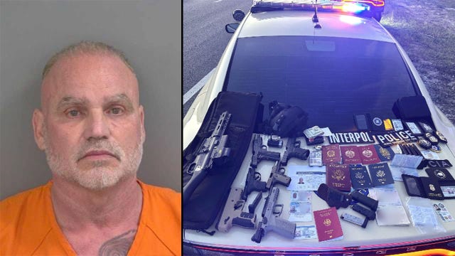 Florida man accused of impersonating CIA official, caught with guns and fakes federal agent badges: FHP