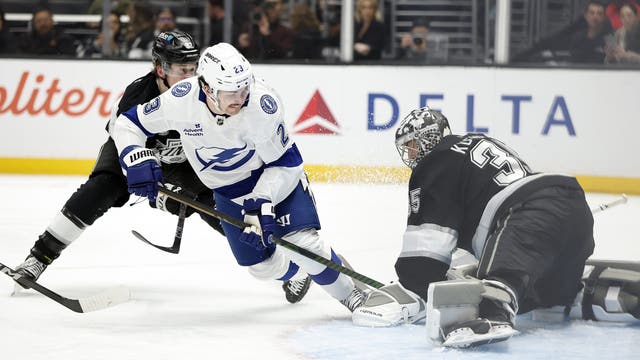 Adrian Kempe scores late, and the Kings beat the Lightning 2-1 for a 4-game winning streak