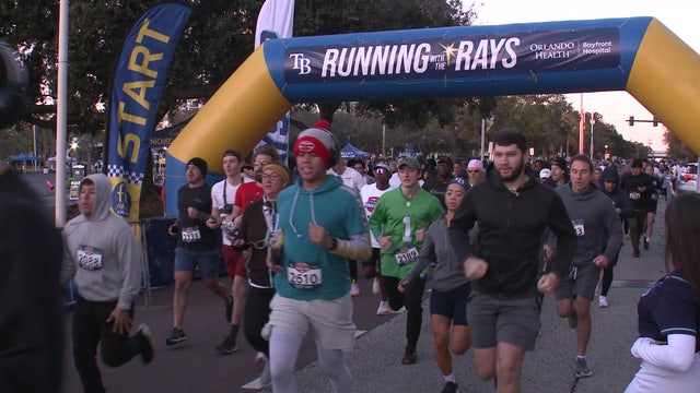 Running with the Rays 5K benefiting hurricane relief efforts in the Tampa Bay area