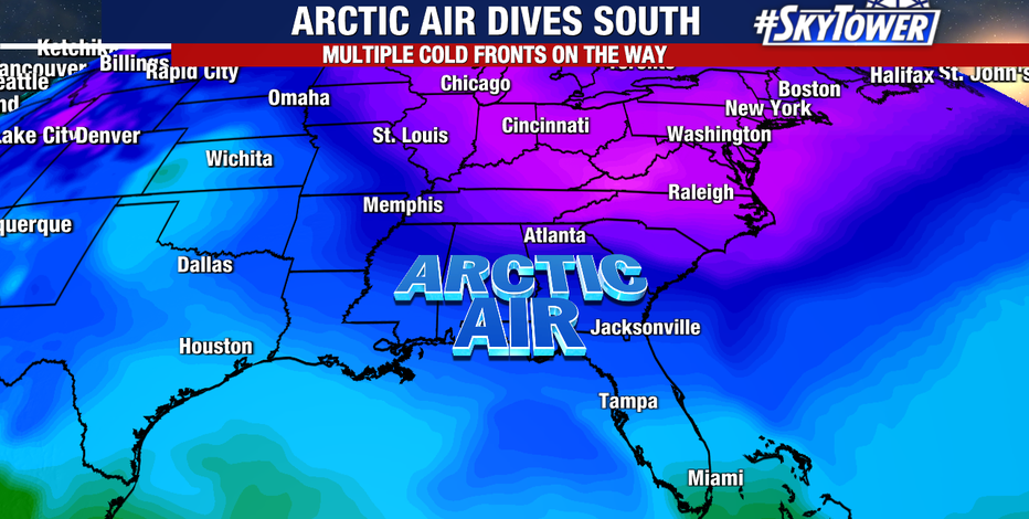 Arctic air bringing cold blast to Florida next week. Here's how