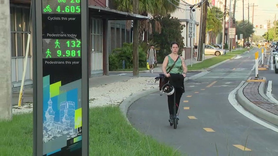 The Green Spine Cycle Track will be expanded in two phases this year.