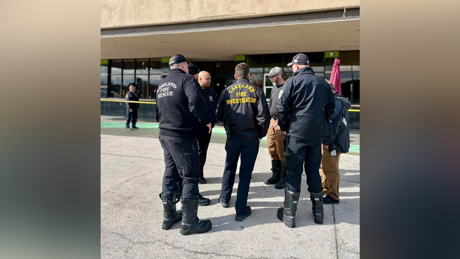 A fire at the Imperial Swan Hotel and Suites displaced hurricane victims. Image is courtesy of the Lakeland Fire Department.