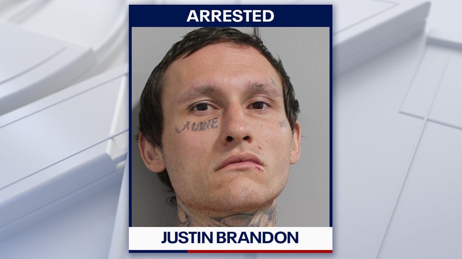 Justin Brandon mugshot courtesy of the Polk County Sheriff's Office. 