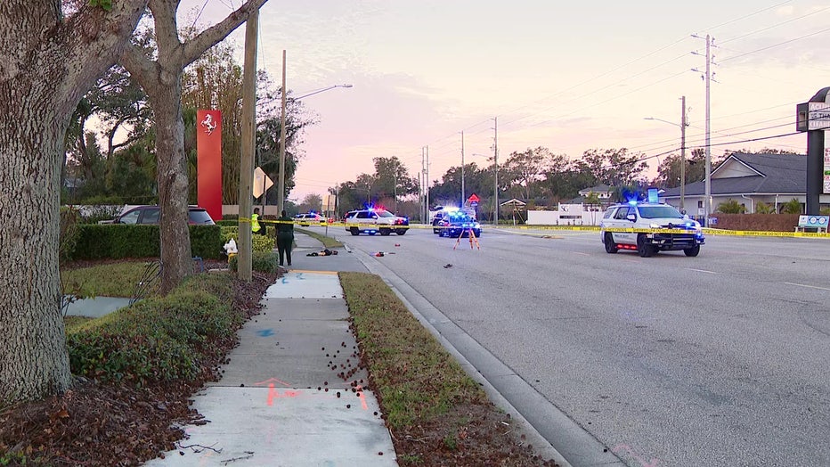 A man died after he was hit by an SUV in Palm Harbor on Wednesday morning.