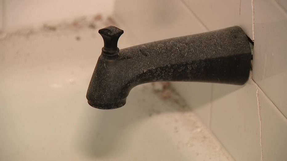 Jack Cleary is among the homeowners in Shore Acres who say their water bills are high, even though their homes are vacant and gutted.