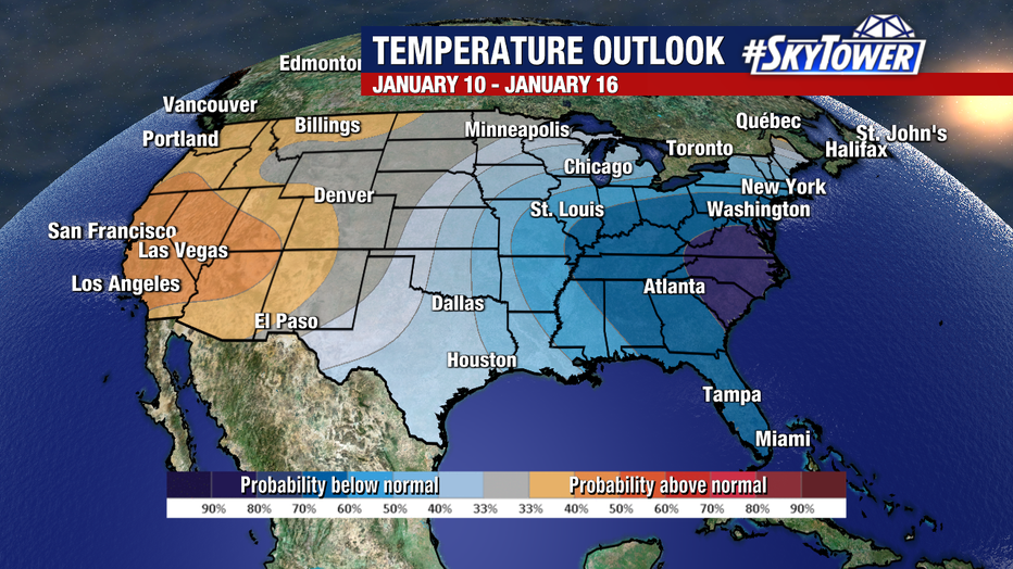 Florida will likely feel below average temperatures through at least mid-January, meteorologists say.