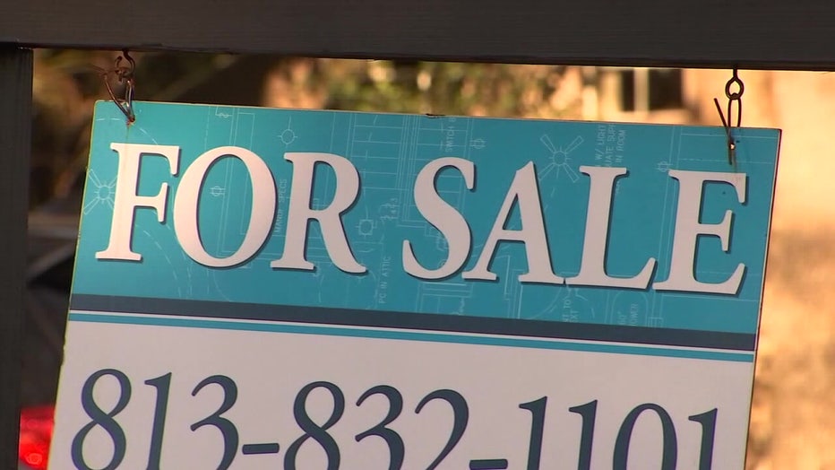 Home for sale sign.