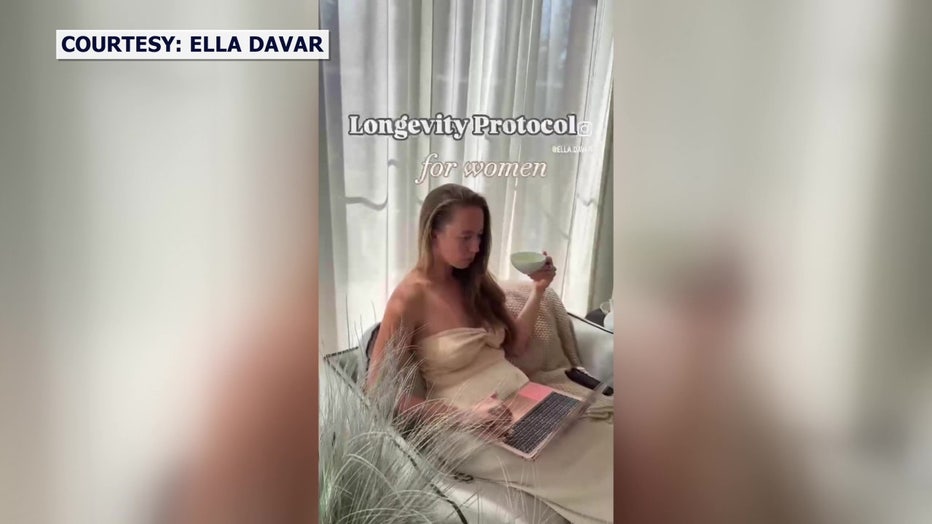 A post on Ella Davar's TikTok page.
