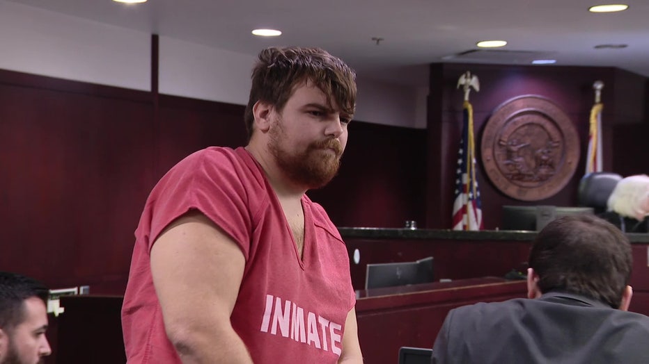 Logan Williams in a Hillsborough County courtroom on Wednesday.