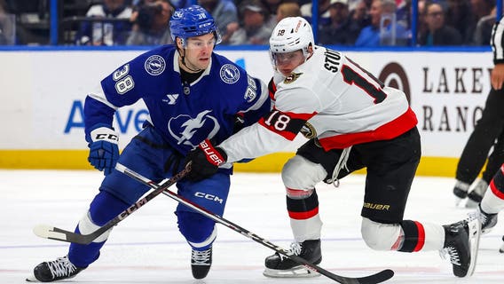 Hagel scores go-ahead goal early in 3rd and Lightning snap Senators’ 5-game win streak 4-3