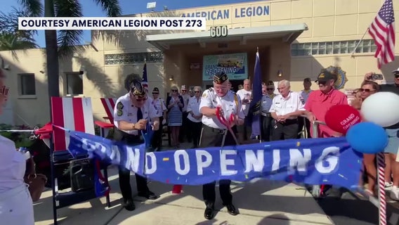 American Legion Post 273 in Madeira Beach reopens after hurricanes