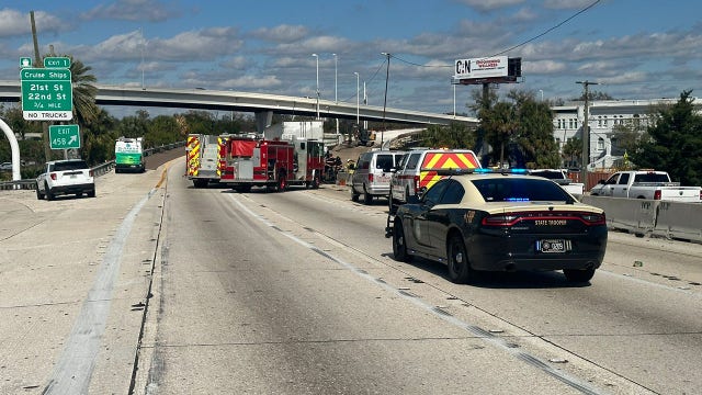 Crash closes portion of I-275 northbound near downtown Tampa