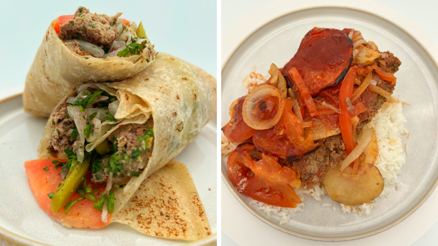 Dinner DeeAs Recipe: Easy Kafta Wrap & Baked Sanieh Kafta