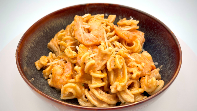 Recipe: Shrimp Cascatelli with 'Boss Lady' Sauce
