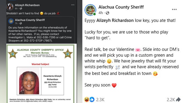 Florida woman with outstanding warrant taunts deputies on social media to arrest her