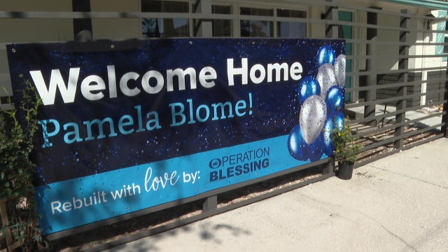 Hurricane Helene victim gets new home thanks to the organization 'Operation Blessing'