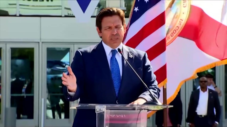 Gov. Ron DeSantis spoke on Wednesday about his proposed Boater Freedom Initiative.