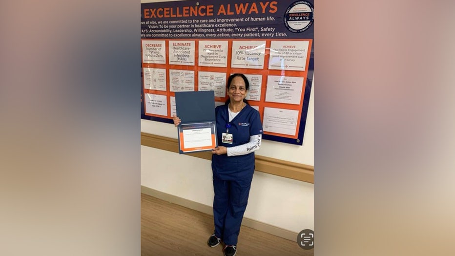 Leelamma Lal had worked at Palms West for about 21 years. Image is courtesy of the Lal family.
