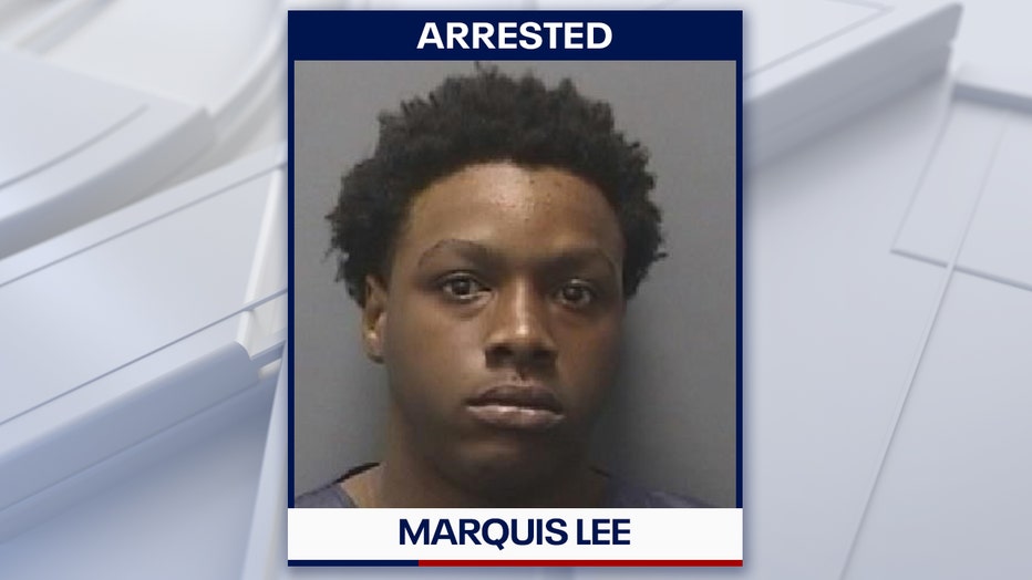 Mugshot of Marquis Lee. With the kind assistance: Police Department in Tampa.