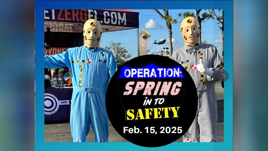 Promotional poster for Operation Spring into Safety event. Courtesy: Florida Dept. of Transportation.