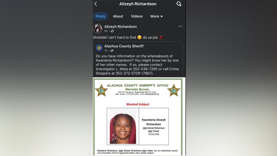 Courtesy: Alachua County Sheriff's Office.